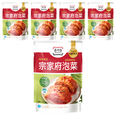 JONGGA 宗家府 泡菜 經典原味 甜酸辣平衡, 500g, 5包