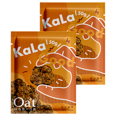 Kalagood Oat+ 燕麥一口酥 密汁燒烤, 50g, 2包