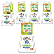 LION 獅王 趣淨 料理手抗菌去味慕斯 柑橘, 230ml, 6瓶