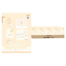 PENPIA 800 小學適用10格韓文習字練習筆記本, 20本, 顏色隨機