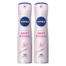 NIVEA 妮維雅 止汗爽身噴霧 珍珠煥采, 150ml, 2瓶