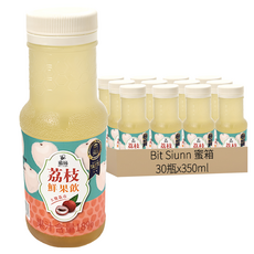 Bit Siunn 蜜箱 荔枝鮮果飲 x 30瓶, 350ml
