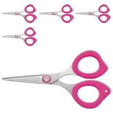 KOKUYO 國譽 Clippy口袋剪刀, 粉色, 5支