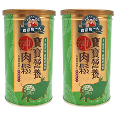 得意的一天 寶寶營養肉鬆香蔬配方, 添加番茄片、青菜蔬菜片, 適合1歲以上寶寶, 180g, 2罐