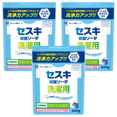 第一石鹼 洗衣用倍半碳酸鈉, 600g, 3個