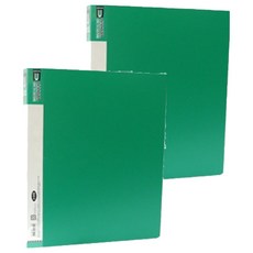 特)a4 pp 小4孔夾_c, 2入, 綠色