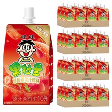 旺旺 果粒多 草莓蘋果果汁飲料, 250ml, 96包