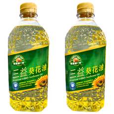 得意的一天 三益葵花油, 1.58L, 2瓶