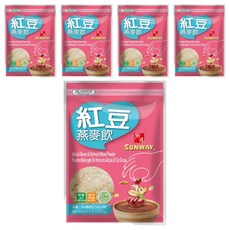SUNWAY 鄉味 紅豆燕麥飲, 250g, 5個