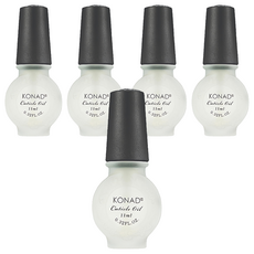 KONAD 香氛指緣油 茉莉 小瓶裝 方便攜帶 快速乾燥 清新淡雅, 11ml, 5瓶