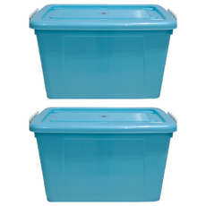 KEYWAY 聯府 銀采滑輪整理箱 85L, AK800, 2個