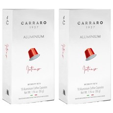CARRARO 香濃義式 INTENSO 咖啡膠囊 適用Nespresso Original 膠囊咖啡機, 2個, 5.5g, 10個裝