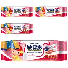 Magic Amah 妙管家 集水袋除濕盒 玫瑰花香, 400ml, 2入, 4袋