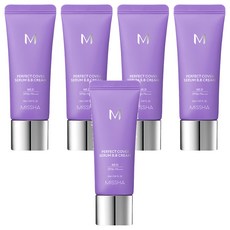 MISSHA 台灣公司貨 完美遮瑕BB霜 SPF50+ PA++++, No.21白皙色, 20ml, 5條