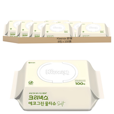 Kleenex 舒潔 環保綠柔膚濕紙巾 掀蓋型, 1入, 8包