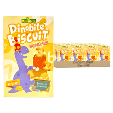 DiNOBiTE 恐龍咬 輕乳酪數字餅, 60g, 24個
