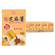 龍口 芝麻醬，台灣風味，香醇濃郁，6包入, 240g, 18盒
