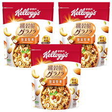 Kellogg's 家樂氏 纖穀脆 豐富堅果, 300g, 3個