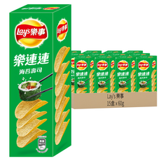 Lay's 樂事 樂連連洋芋片, 60g, 15盒