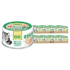 MIAWMIAW 樂妙喵6號 貓罐頭, 雞胸 + 吻仔魚, 60g, 48罐