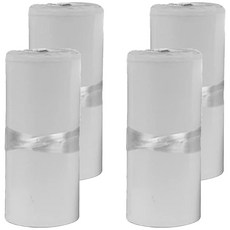 快遞袋100個 (43 x 32cm) 白色PE防潮耐用包裝寄送袋, 4捲