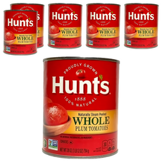 Hunt's 整粒蕃茄罐頭，蒸氣剝皮，適用於各種蕃茄料理, 794g, 6罐
