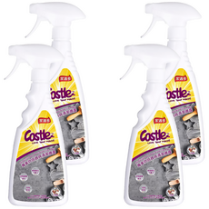 Castle 家適多 專業烘焙器具清潔噴霧, 強效清潔, 快速潔淨零油漬, 99.9%長效抑菌, 500ml, 4瓶