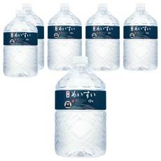 JKKWATER 日本名水13度C 熊本, 6L, 6桶