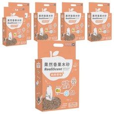 REAL POWER 瑞威 果然香果木砂, 6包, 2.5kg, 原味