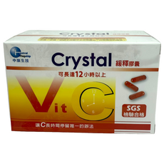 克麗絲 維他命C 緩釋膠囊, 1盒, 60顆