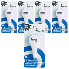 Tomato 插卡式環保修正帶 G-2001 5m x 4mm, 5個