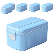 Reddot 紅點生活 新升級免手搓起泡肥皂收納盒, 6個, 蒼藍色