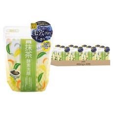 PDC 抹茶酵素洗面粉 30包 溫和清潔毛孔 去角質 獨立包裝 日本製造, 0.4g