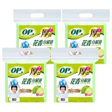 OP 花香分解袋 檸檬, 45L, 4包