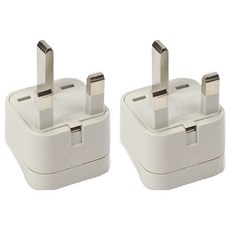 TRENY 萬國插座(英)-WA-7 英國香港新加坡適用 輕巧便攜, 2入