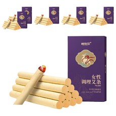 楠陽艾 女性調理艾灸條 2 x 20cm 12個裝, 6盒