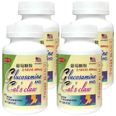 good Life 得意人生 葡萄糖胺+MSM 全素, 60顆, 4罐