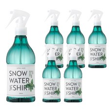 DAILY AROMA JAPAN snow water衣物涼感消臭噴霧 北海道薄荷, 350ml, 6瓶