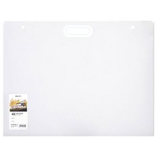 deLi 得力 圖紙文件收納袋 72701 4開, 透明白色, 1個