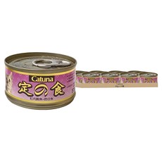 Catuna 定食貓罐 紅肉鮪魚 + 吻仔魚 80g x 24罐
