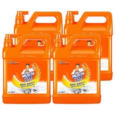 Mr Muscle 威猛先生 廚房清潔劑加侖桶 超強效, 4L, 4桶
