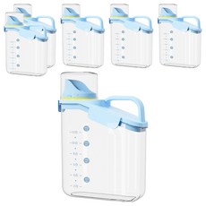 小麥購物 食品級手提密封罐 L2277 天空藍 2L, 6個