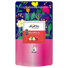 High Tea 夏綠蒂花果精靈紅茶 清香醇厚紅茶基底 蘋果、西洋梨、紅石榴譜出酸甜果香 優雅順口, 3g, 12入, 1袋