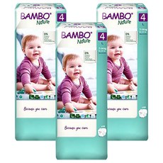 Bambo Nature 伴寶樂 Green 大容量黏貼型紙尿褲 7~14kg, 第4階段, 144片