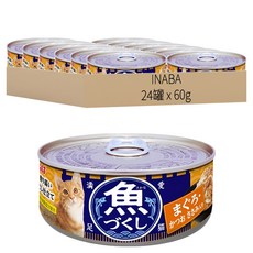 INABA 魚盛貓罐頭 IM-373, 鮪魚 + 鰹魚 + 雞肉, 60g, 24罐