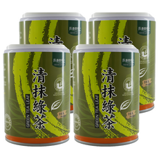 長青穀典 清抹綠茶, 三角立體茶包, 10入, 3g, 10包, 4罐