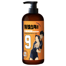 O'LISE 歐黎絲 胺基酸涼感雙效洗髮沐浴露 排球少年影山飛雄, 750ml, 1瓶