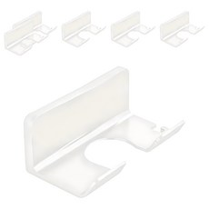 With Win 簡易吹風機掛架 基本款, 6個, 白色