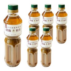 藻作坊 日式胡麻 全素 600ml*6瓶 (日式醬料、沙拉醬、和風醬)