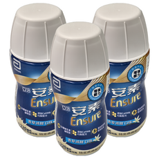 Abbott 亞培 Ensure 安素 隨身瓶HMB升級配方 香草減甜口味, 220ml, 3瓶